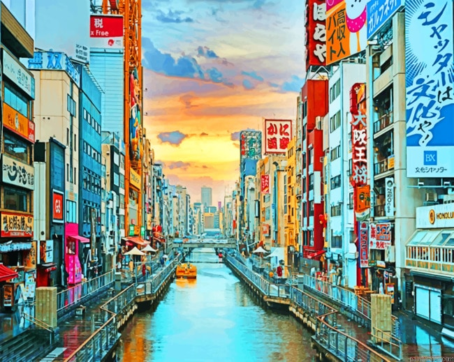 Sunrise In Osaka Painting By Numbers.png