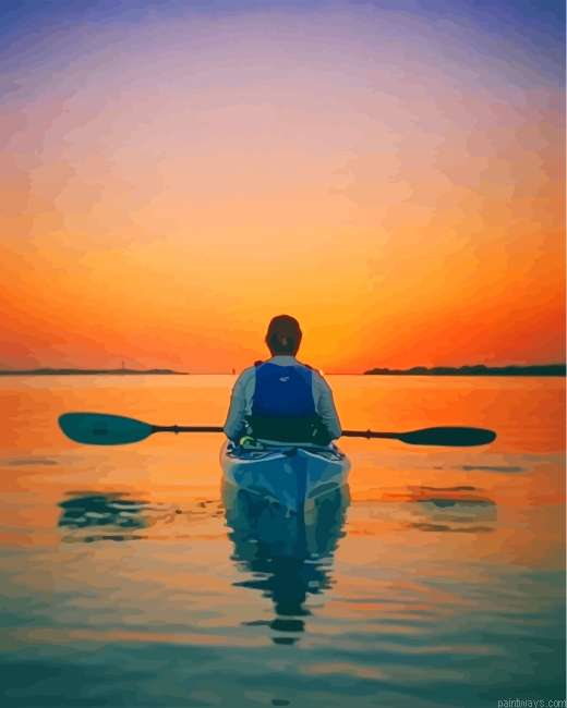 Sunset Kayaking Tour Painting By Numberss.png