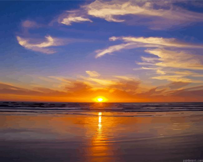 Sunset View Painting By Numberss.png