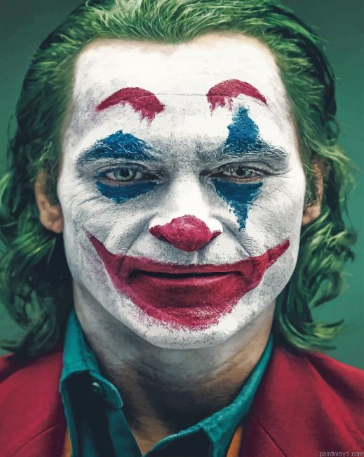 Super Villain Jocker New Painting By Numberss.png