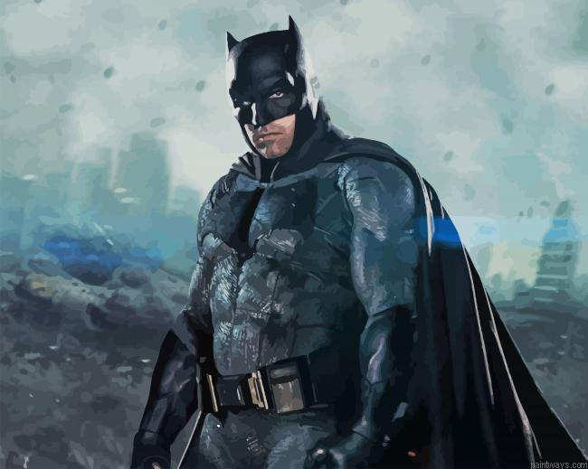 Superhero Batman New Painting By Numberss.png
