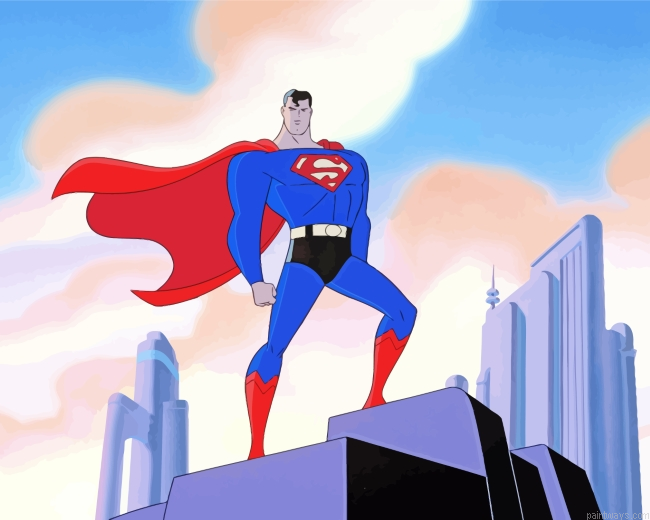 Superman Hero Painting By Numbers.png