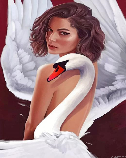 Swan Lady Painting By Numbers.png