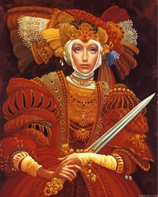 Sword Woman Painting By Numbers.png