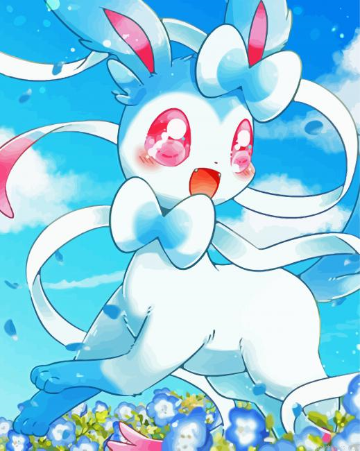 Sylveon Character Painting By Numberss.png