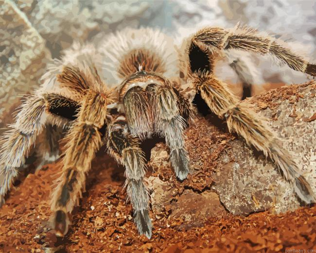 Tarantula Spider Insect Painting By Numberss.png