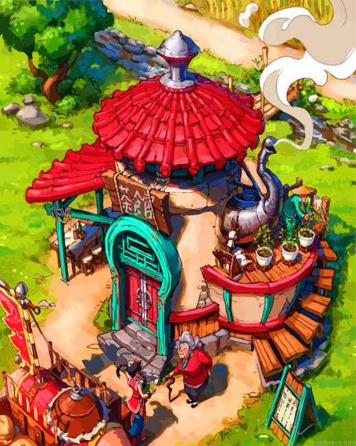 Tea House Painting By Numbers.png
