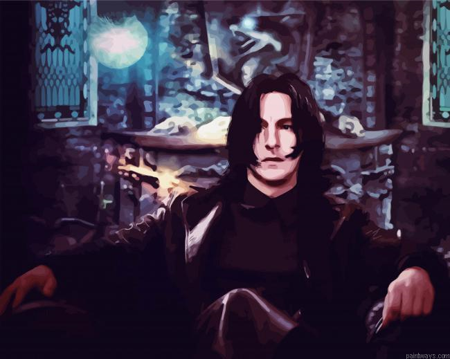 Teacher Severus Snape Painting By Numberss.png