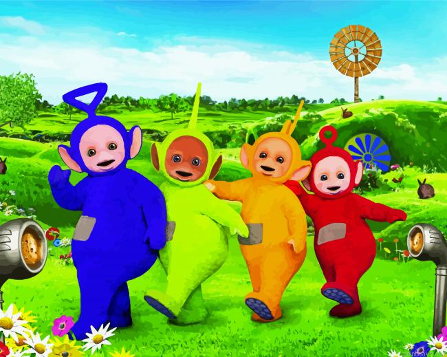 Teletubbies Animation Characters Painting By Numberss.png