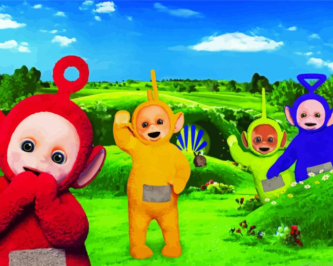 Teletubbies Characters Painting By Numberss.png