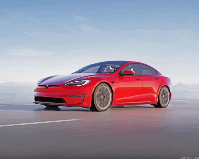 Tesla Car Painting By Numbers.png
