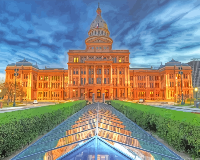 Texas Capital Buildings Painting By Numberss.png