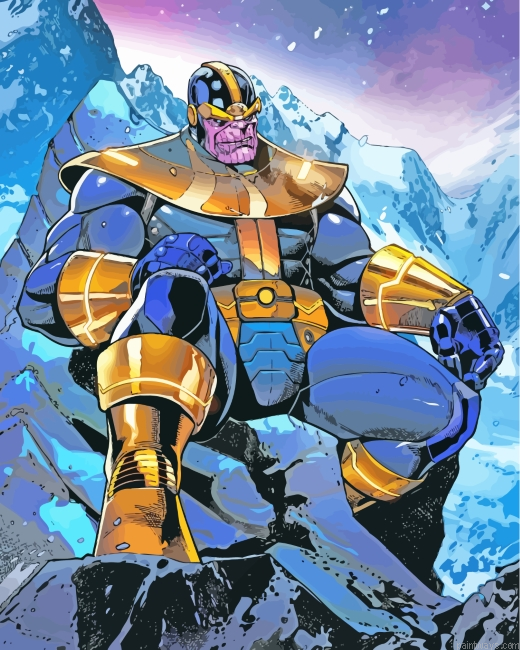 Thanos Marvel Comics Painting By Numberss.png