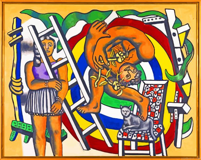 The Acrobat And His Partner Painting By Numberss.png