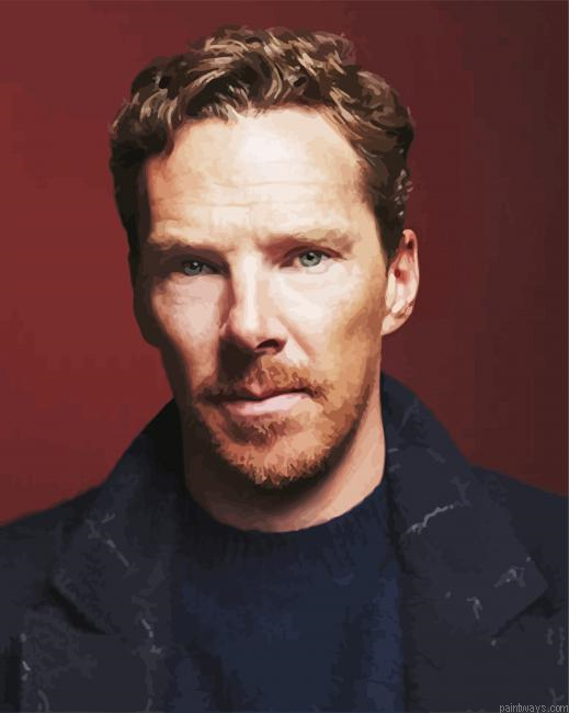 The Actor Benedict Cumberbatch Painting By Numberss.png