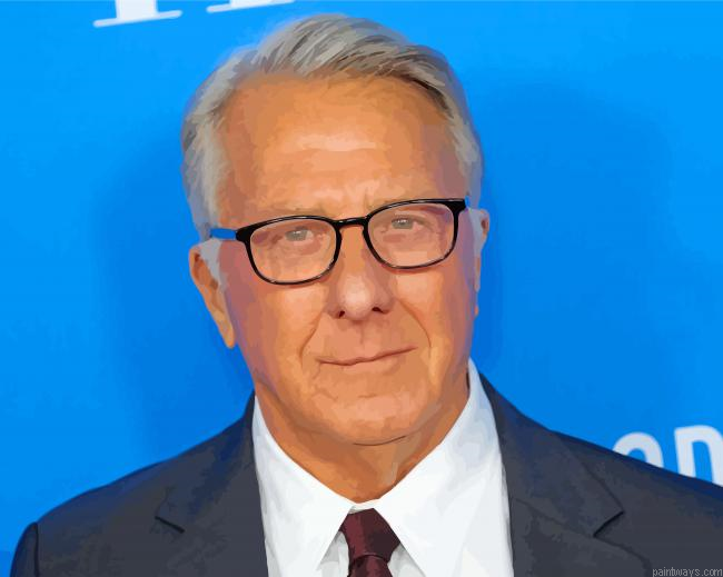 The Actor Dustin Hoffman Painting By Numberss.png