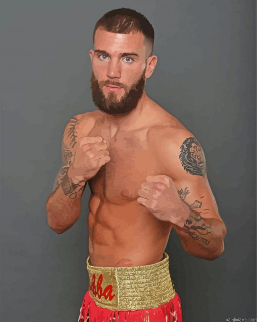 The Boxer Caleb Plant Painting By Numberss.png