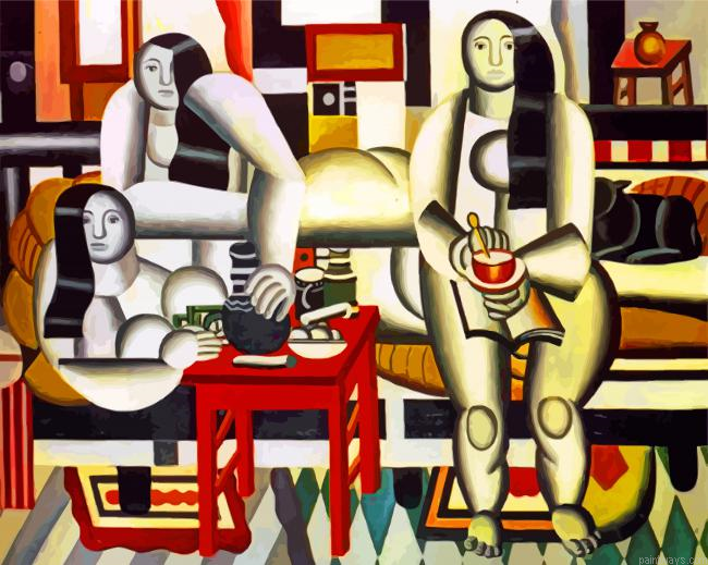 The Breakfast By Leger Painting By Numberss.png