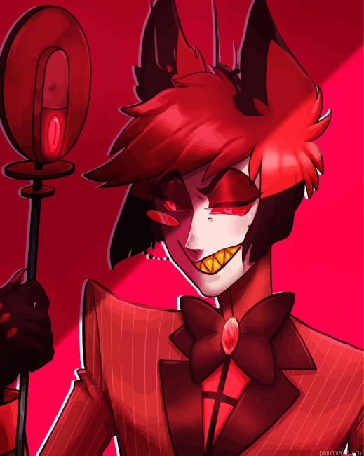 The Character Alastor Painting By Numberss.png