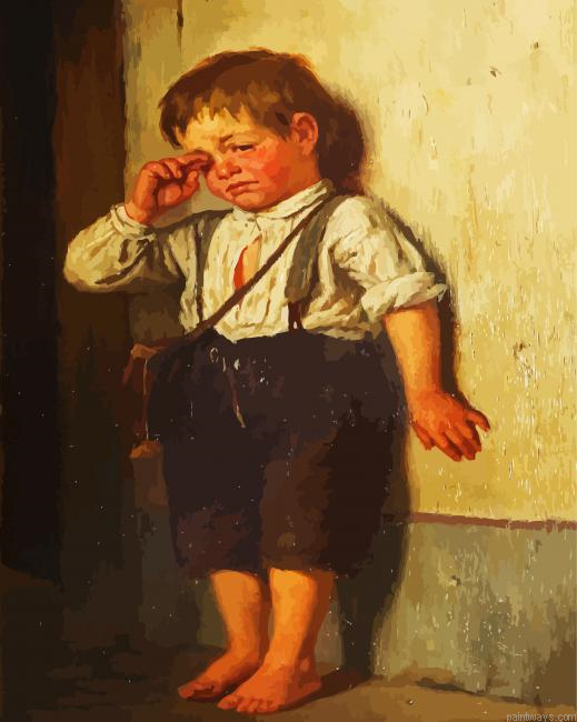 The Crying Boy Painting By Numberss.png