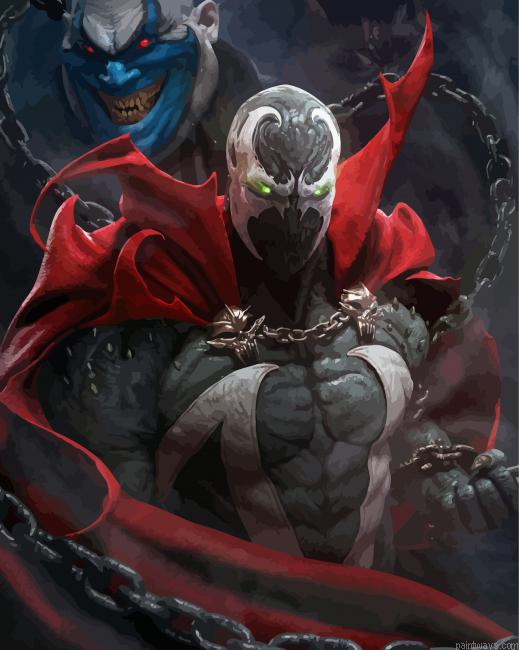 The Fictional Character Spawn Painting By Numberss.png