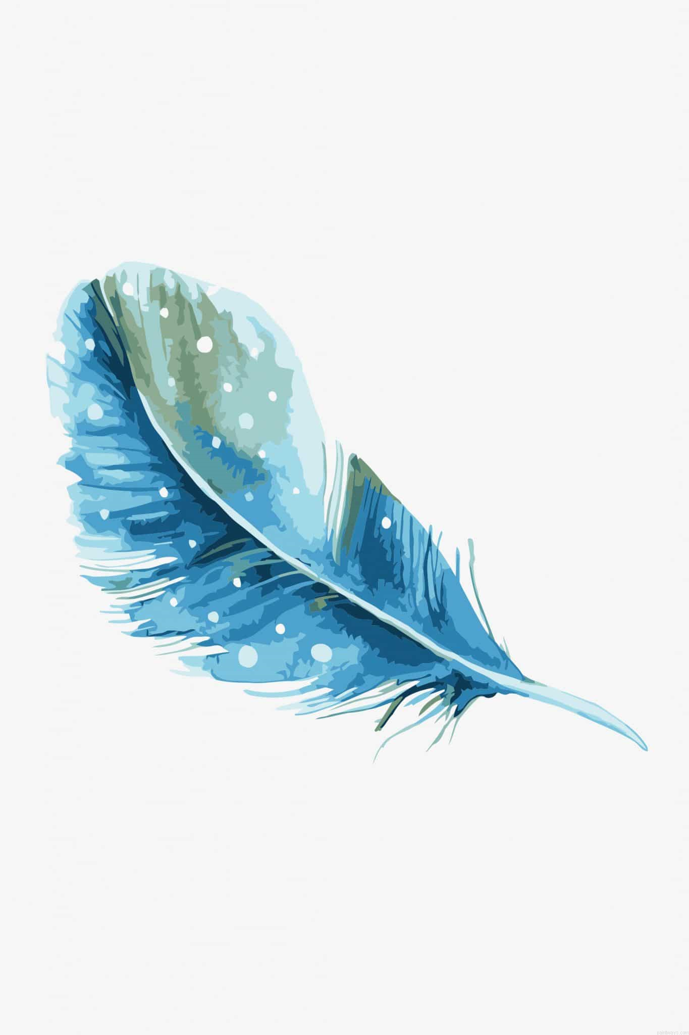 The Floating Feather Still Life Painting By Numberss.png
