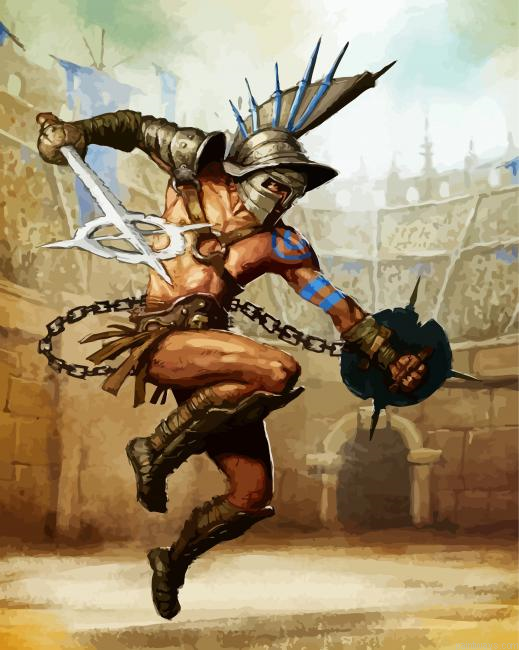 The Gladiator Man Painting By Numberss.png
