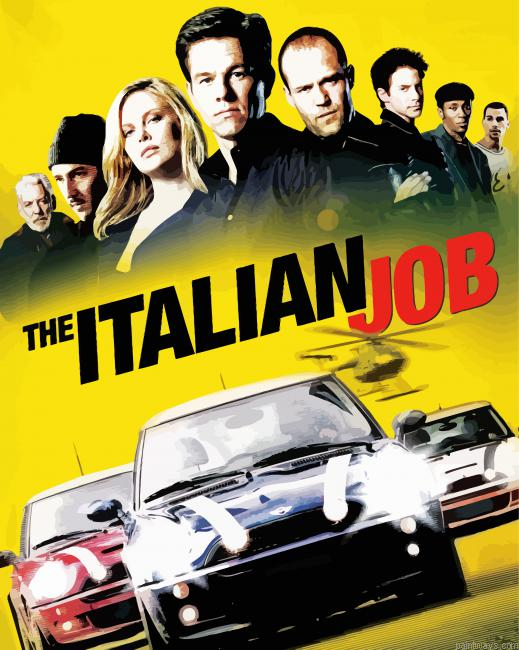 The Italian Job Poster Painting By Numberss.png