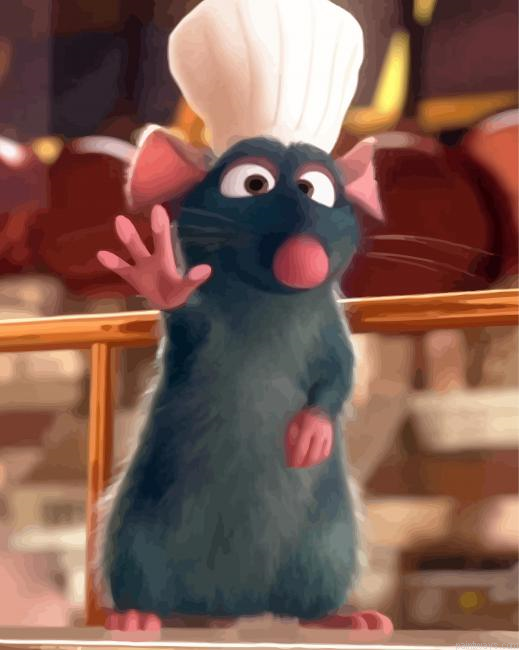 The Little Chef Remy Painting By Numberss.png