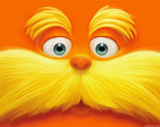 The Lorax Animation Painting By Numberss.png