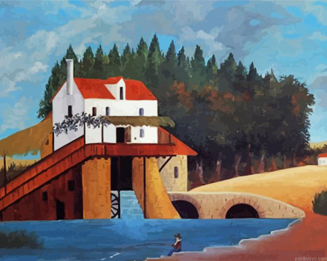 The Mill Art Painting By Numberss.png