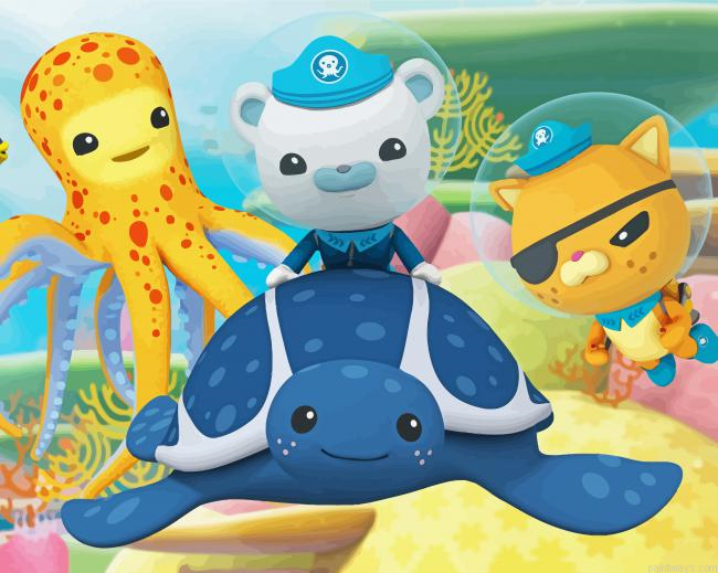 The Octonauts Animation Characters Painting By Numberss.png