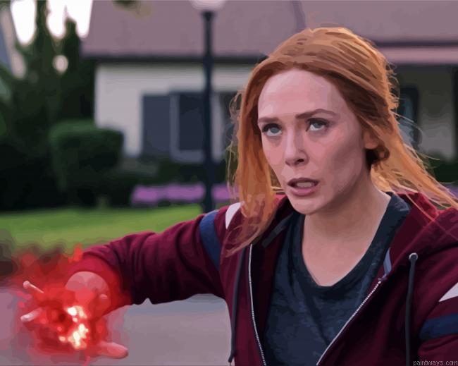 The Powerful Wanda Maximoff Painting By Numberss.png
