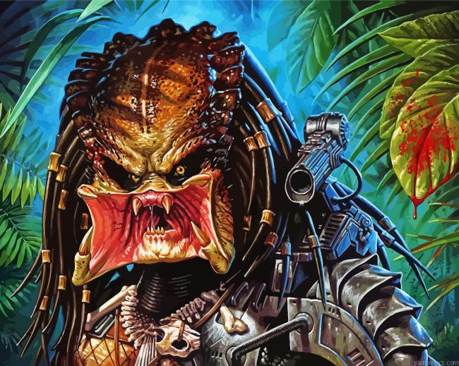 The Predator Movie Painting By Numberss.png