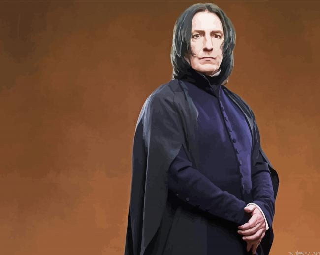 The Professor Severus Snape Painting By Numberss.png