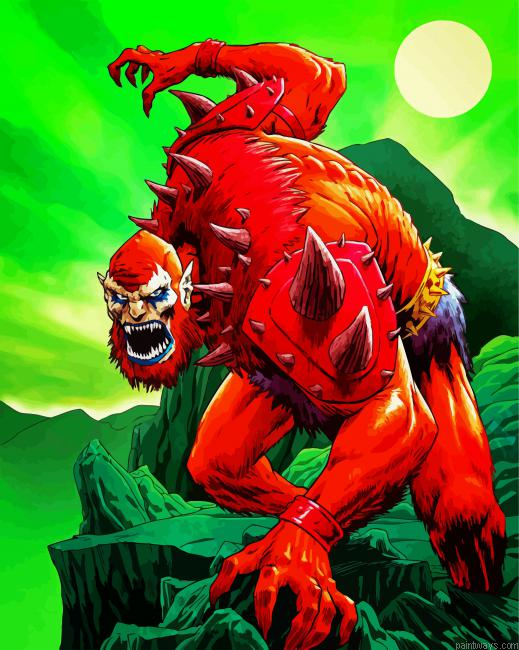The Red Beast Painting By Numberss.png