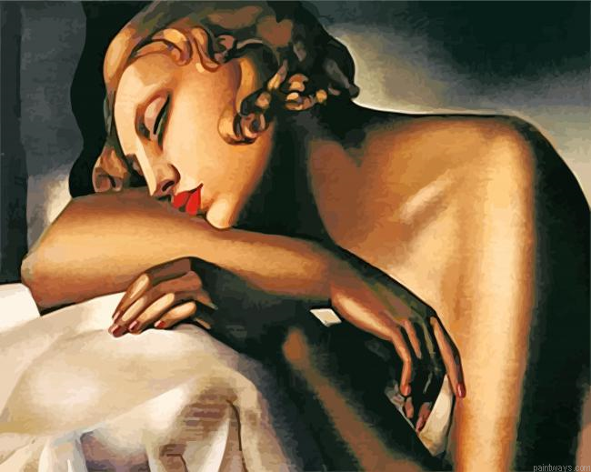 The Sleeper Lempicka Painting By Numberss.png