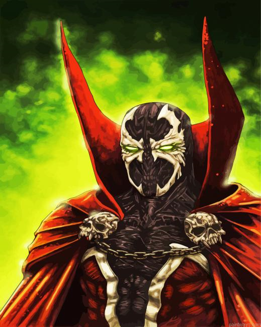 The Spawn Character Painting By Numberss.png