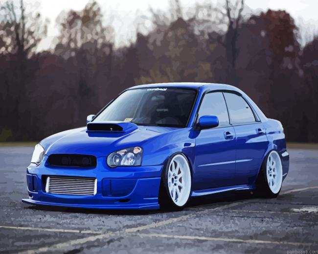 The Subaru Car Painting By Numberss.png