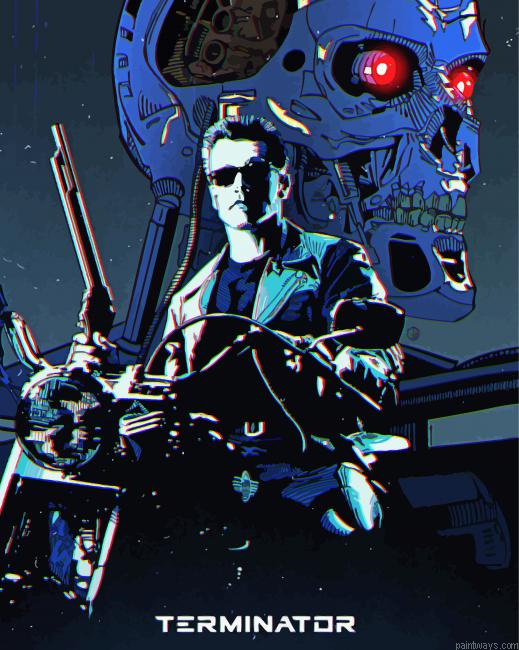 The Terminator Poster Painting By Numberss.png
