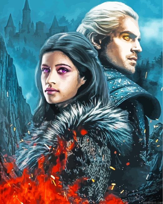 The Witcher Fantasy Movie Painting By Numberss.png