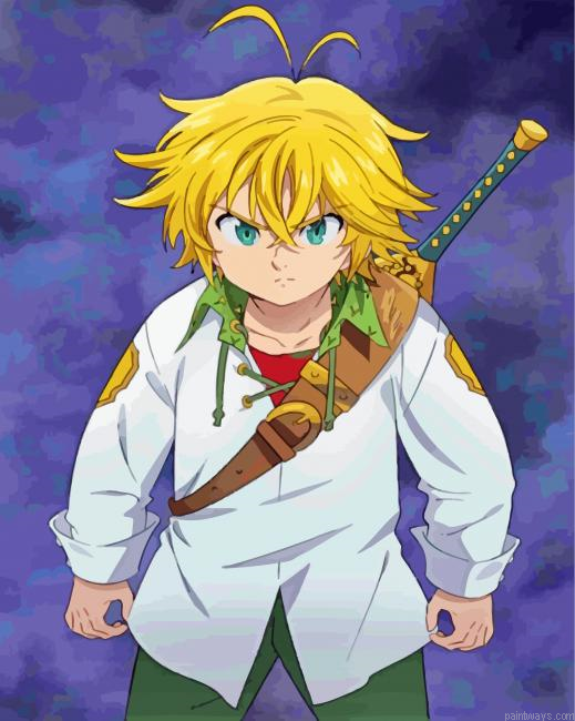 The Seven Deadly Sins Manga Anime Painting By Numberss.png