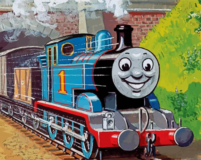 Thomas The Tank Engine Painting By Numberss.png
