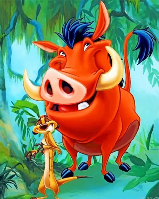 Timon And Pumbaa Painting By Numbers.png