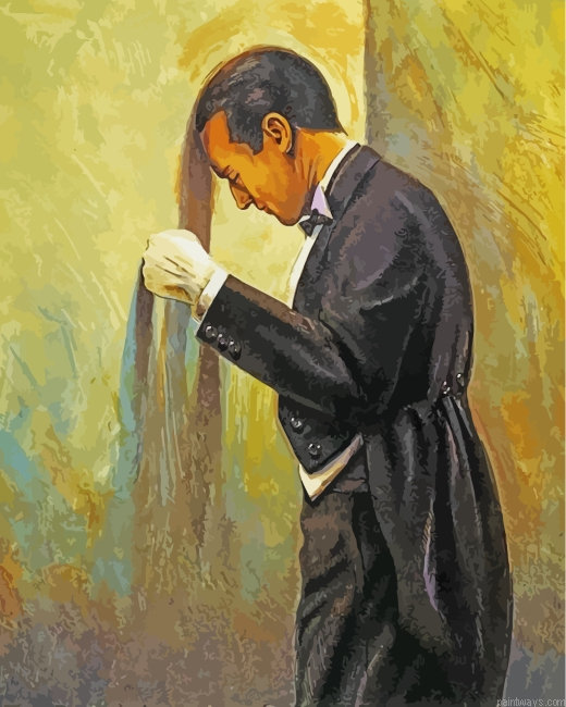 Tired Butler Art Painting By Numberss.png