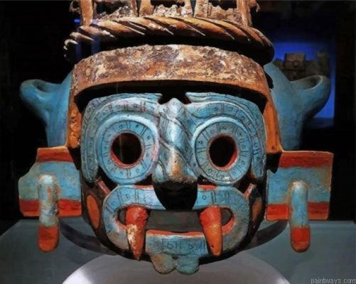 Tlaloc Aztec Painting By Numbers.png