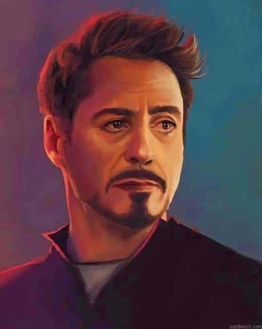 Tony Stark New Painting By Numberss.png
