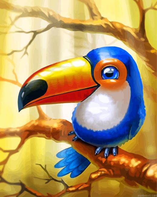 Toucan Bird Painting By Numbers.png