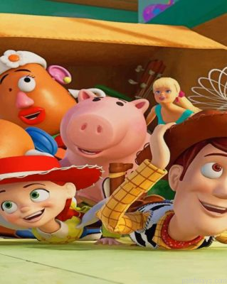 Toy Store Cartoon Painting By Numbers.png