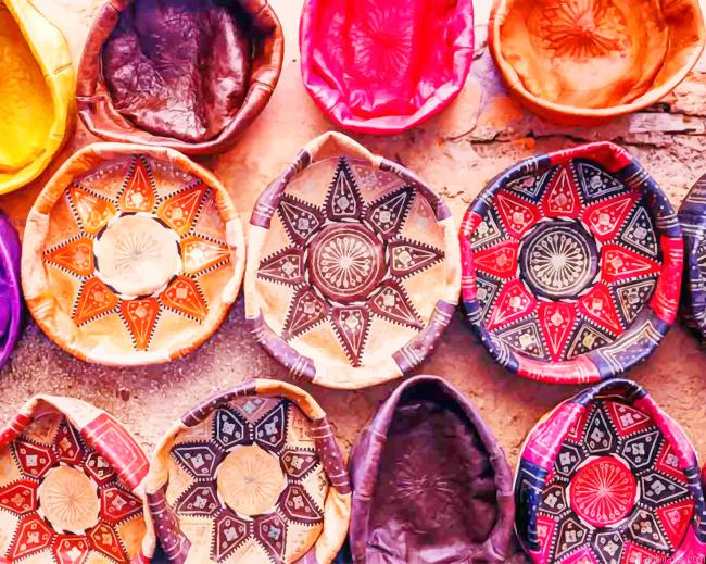 Traditional Moroccan Baskets Design New Painting By Numberss.png